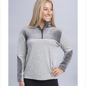 ⭐️NEW Swarovski Crystal Zip Popover Sweater